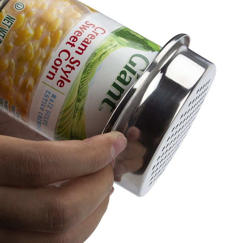 WishDirect Tuna Strainer Press, Tuna Can Strainer Food-Grade Stainless Steel Canning Colander for Regular-Size and Wide-Necked Tunas 1 PACK - Image 5